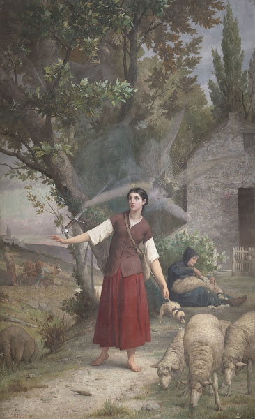 Jeanne dArc ayant la vision de larchange Michel 1886 1890