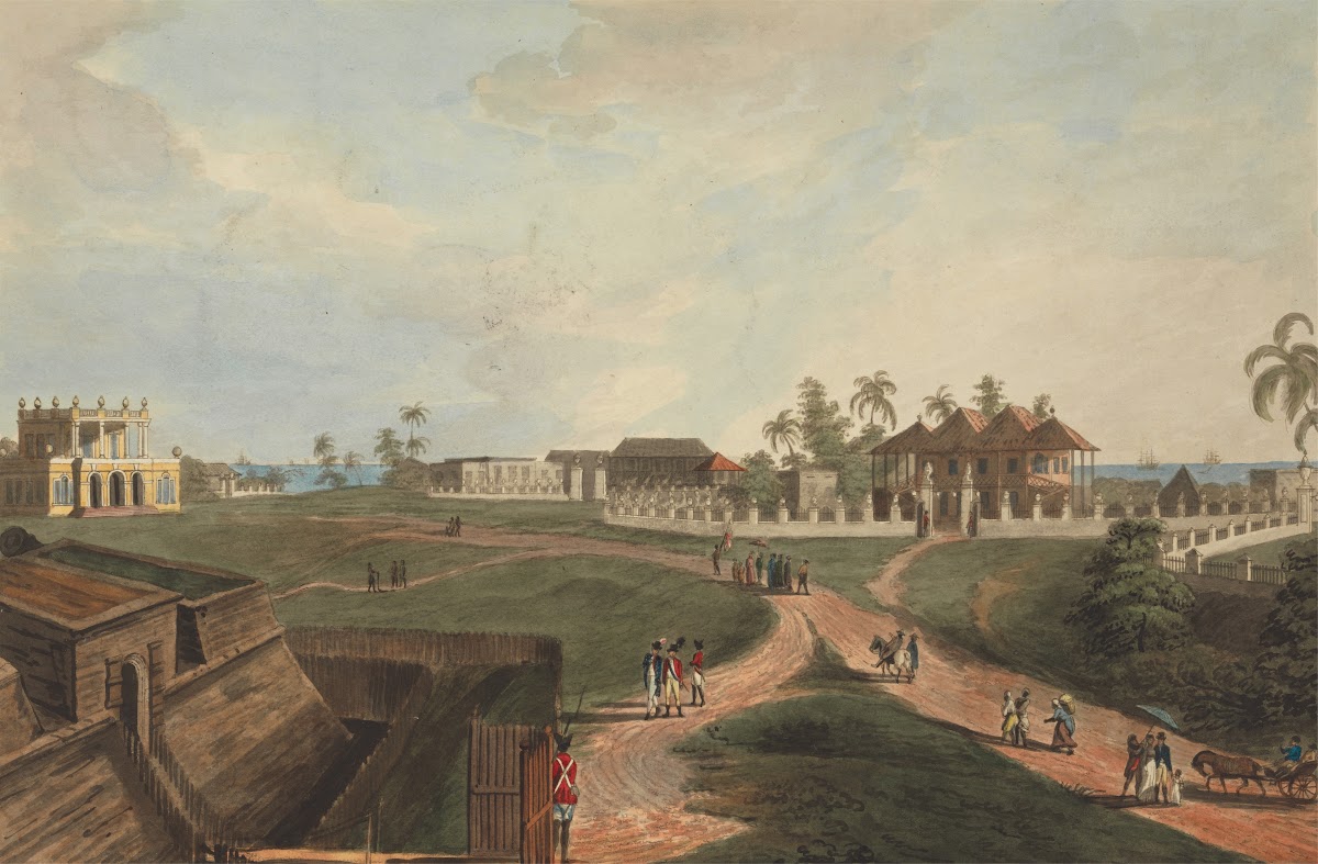 Government House  Council House Fort Marlborough Benkulen Sumatra 1799 1799