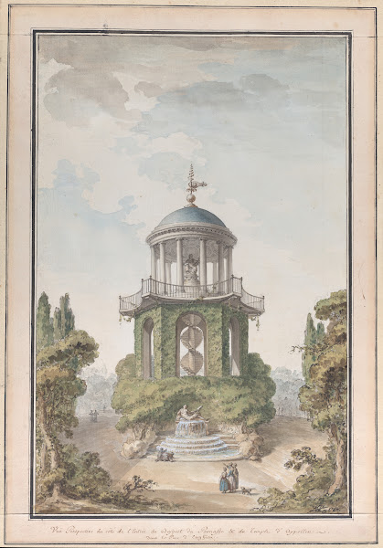 Design for the Temple of Apollo in the Gardens of the Chateau dEnghien Belgium 1