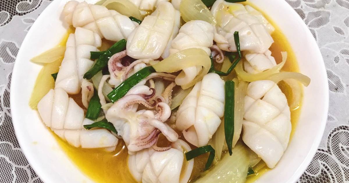 Mực xào bơ