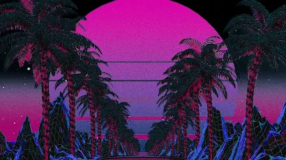 Cyberpunk, Amoled, Vaporwave, Oled, Reflection Full HD iPhone Wallpaper Background