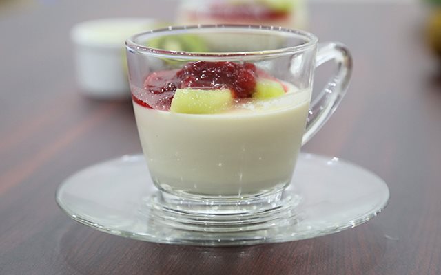 Panna Cotta Vị Dâu Tây