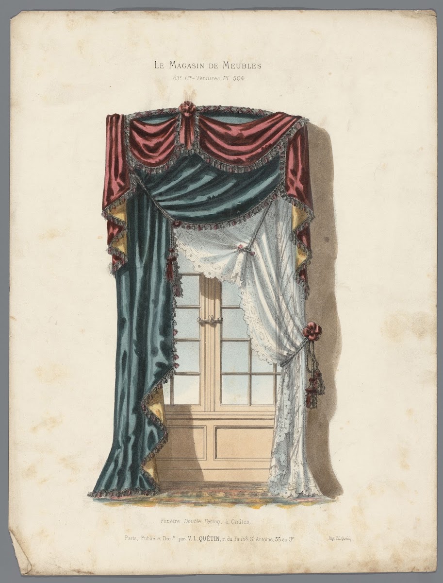 Fenêtre Double Feston à Chûtes 1832   1904