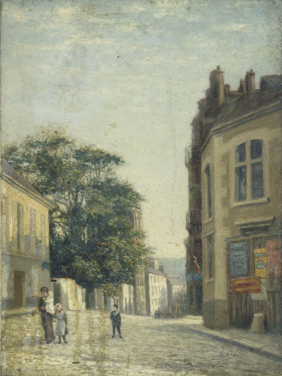 La rue Lhomond au droit de la rue Vauquelin 1900