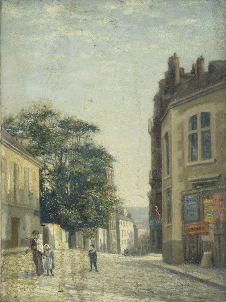 La rue Lhomond au droit de la rue Vauquelin 1900
