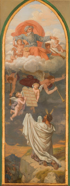 Moïse recevant de Dieu les tables de la loi 1869   1872