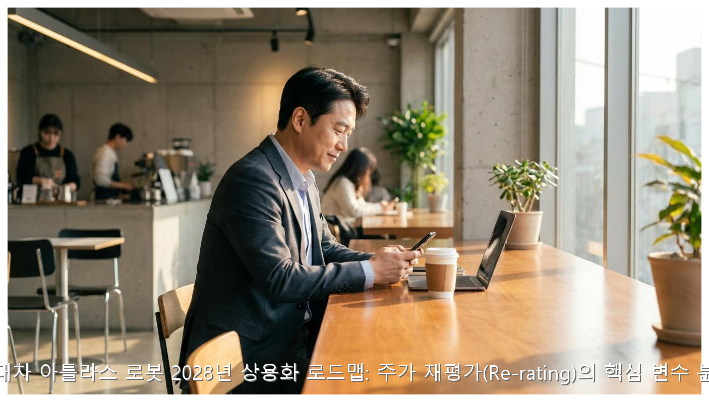 현대차 아틀라스 2028 상용화: 주가 재평가 핵심 분석 핵심 안내 및 분석 인포그래픽 (8)