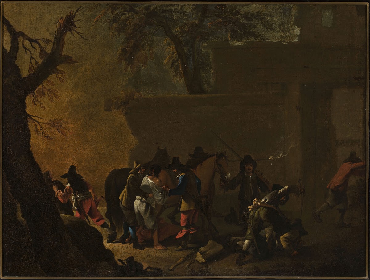 Assault On Travellers Ca 1625