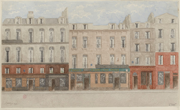 Rue Beaubourg nº46 à 52 3ème arrondissement