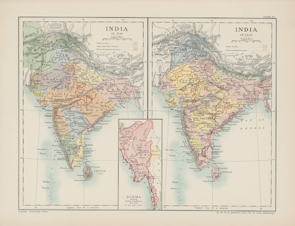 India in 1792 and 1845 1903