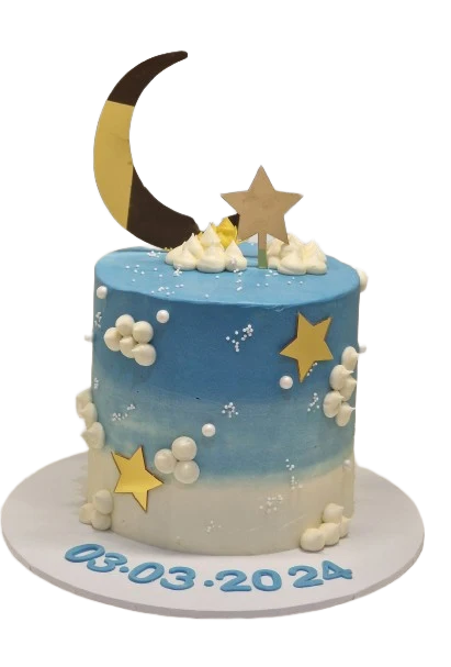 Christening Buttercream Cake CB-NC719