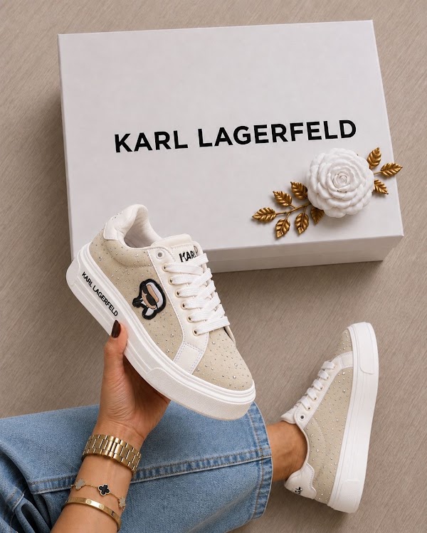 Karl Lagerfeld Kapri Beige Brillos