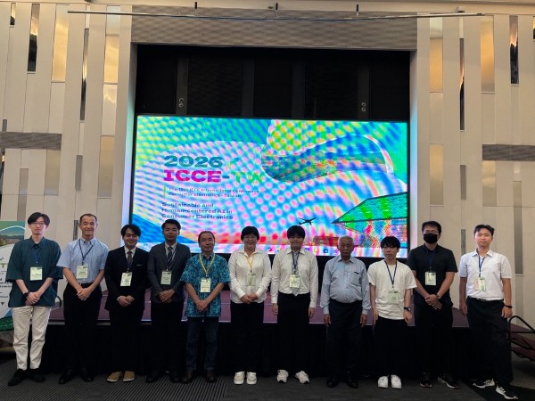 情報処理研究室 メンバー、ICCE‑TW 2026 に参加；中嶋 麗文が最優秀発表賞受賞