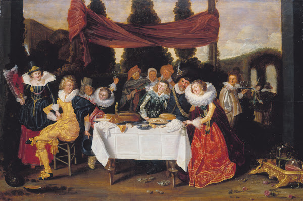 Merry Company ca 1620