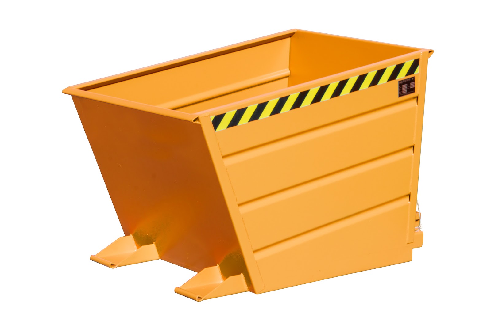Kiepcontainer VD 650, gelakt, Geeloranje