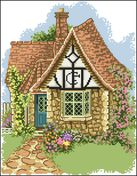 CMP LL14FLOWER Pots Cottage