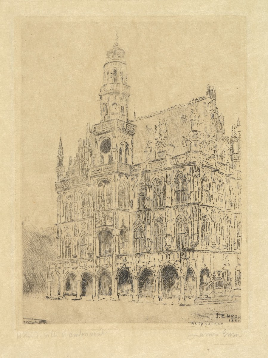 Stadhuis van Oudenaarde 1888