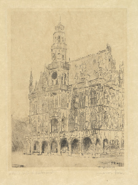 Stadhuis van Oudenaarde 1888