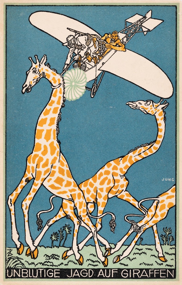 Nr 339 Bloodless Giraffe Hunt Unblutige Jagd auf Giraffen 1911