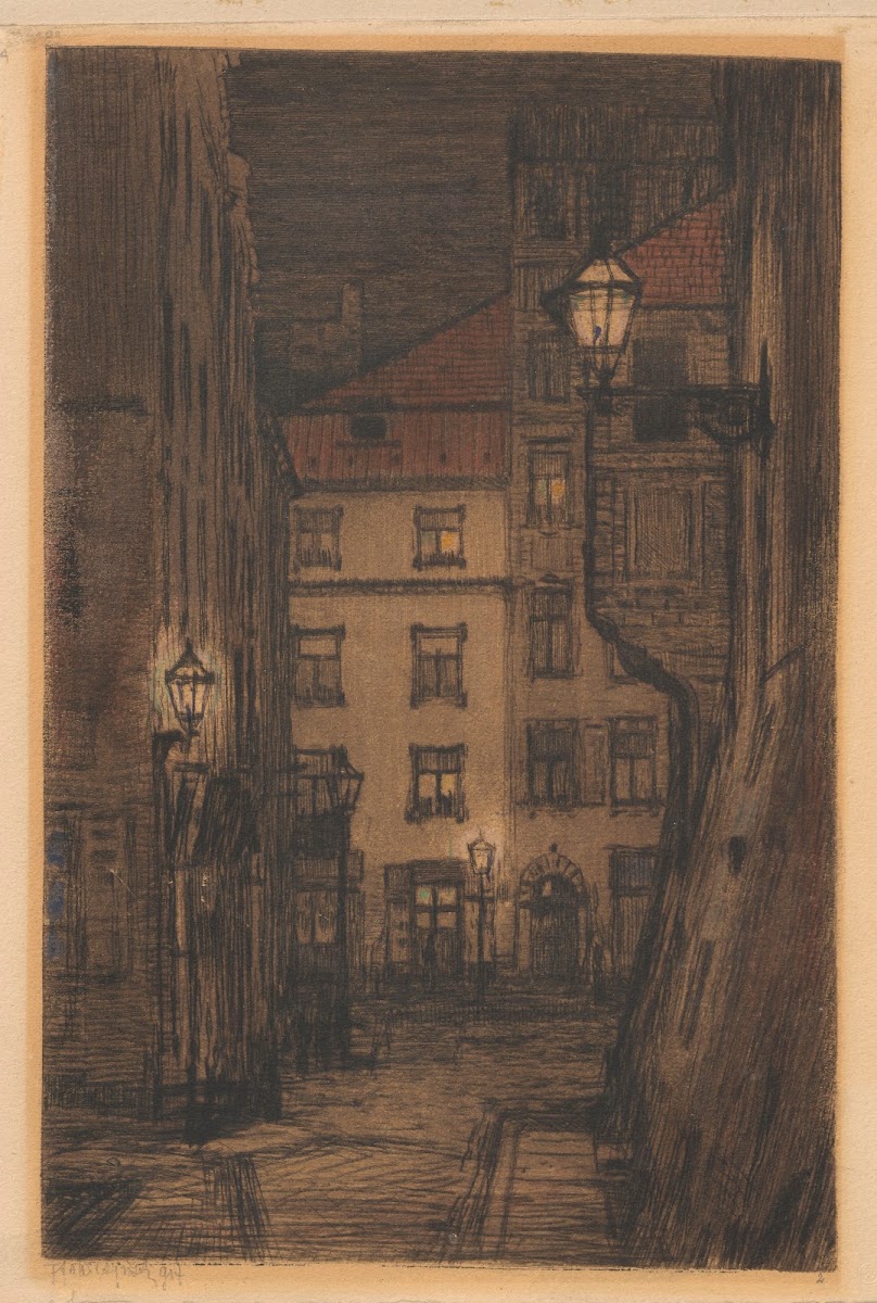 View of the Market Square from Wąski Dunaj Street 1918
