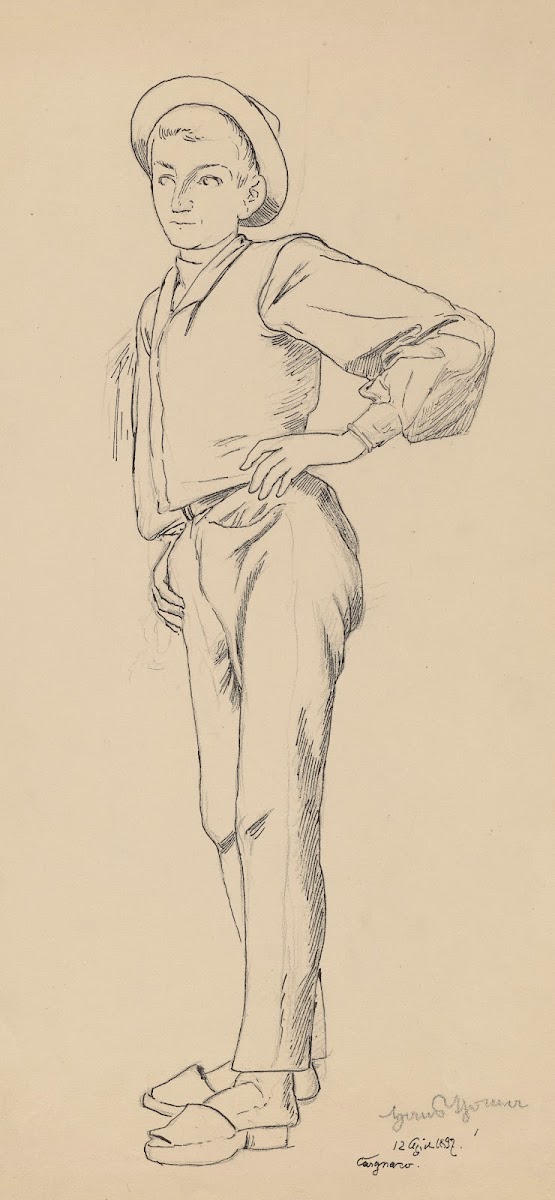 Italian Boy from the Surroundings of Cargnaco 1897