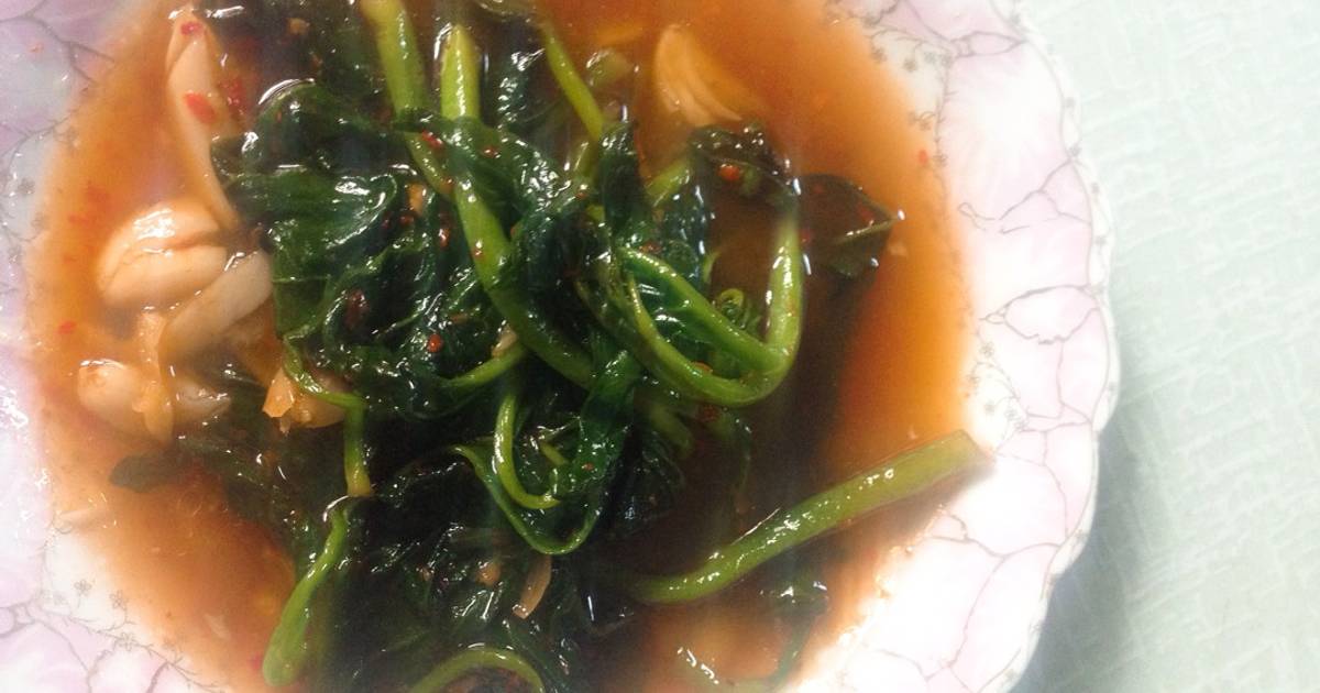 Rau mồng tơi xào tỏi
