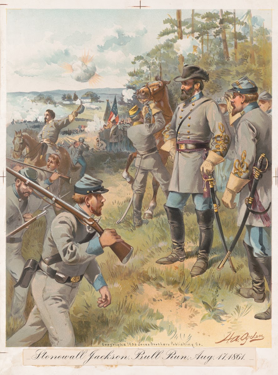 Stonewall Jackson Bull Run Aug 17 1861 1900