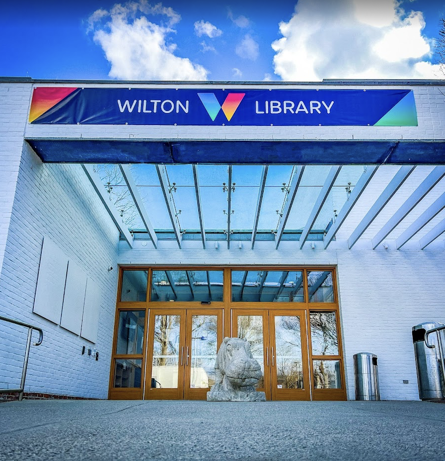 Wilton Library Front Entrance