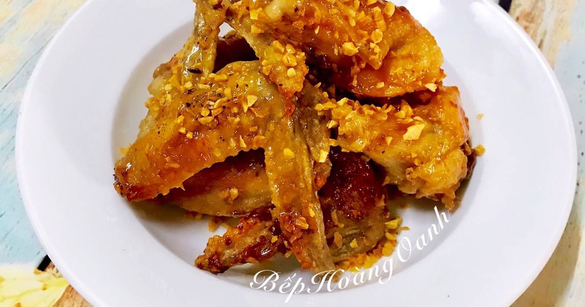 Cánh Gà Chiên Giòn Nước Mắm Tỏi