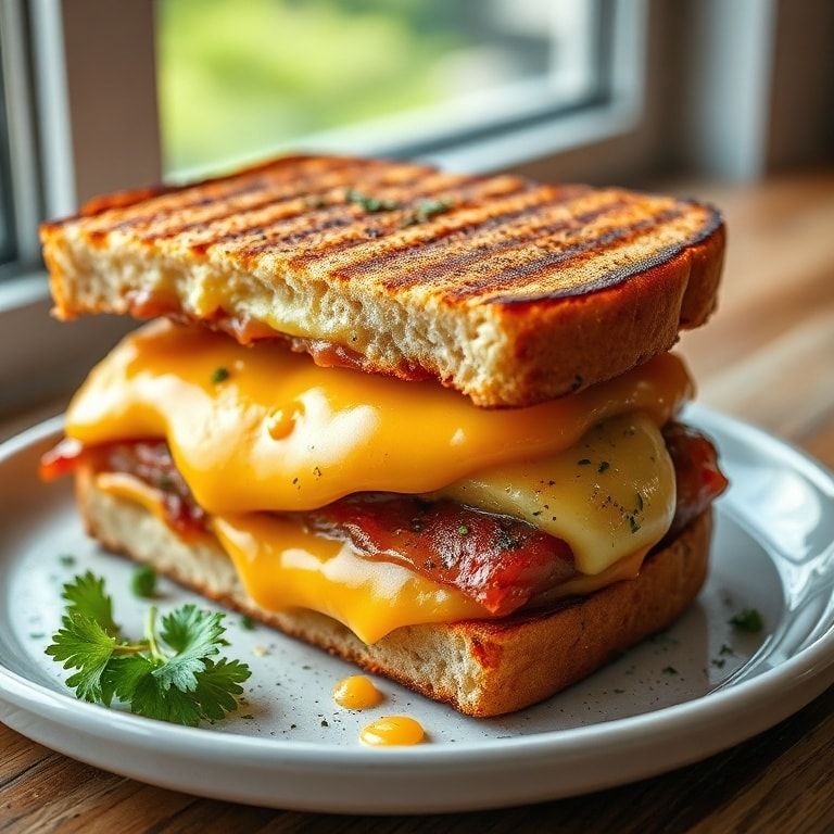 Viral Grinder Grilled Cheese Sandwich (Loaded & Crispy): Easy & Crispy Homemade Delight