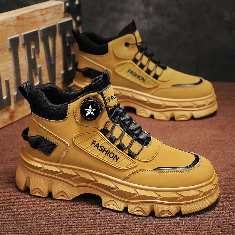 Warm men's winter boots in casual style