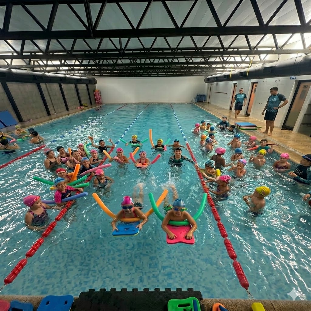Clase de natacion Club Juntos