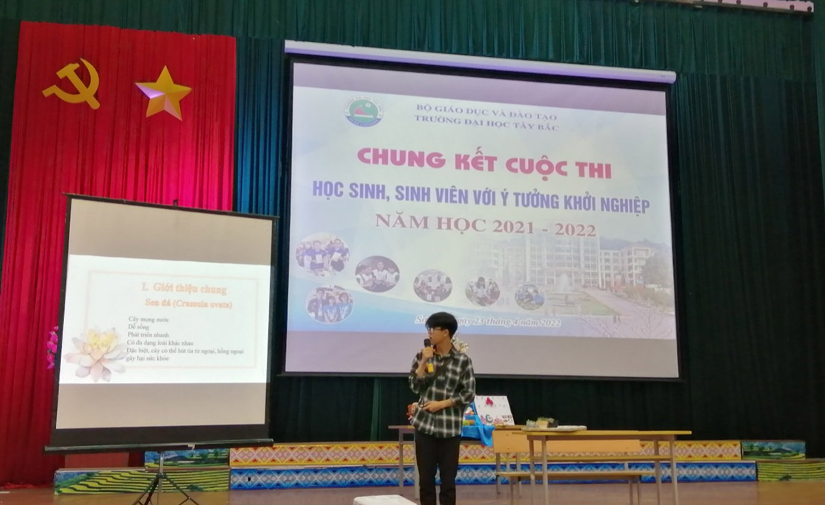 Chung kết Cuộc thi “Học sinh, sinh viên với ý tưởng khởi nghiệp” năm học 2021-2022 tại Trường Đại học Tây Bắc