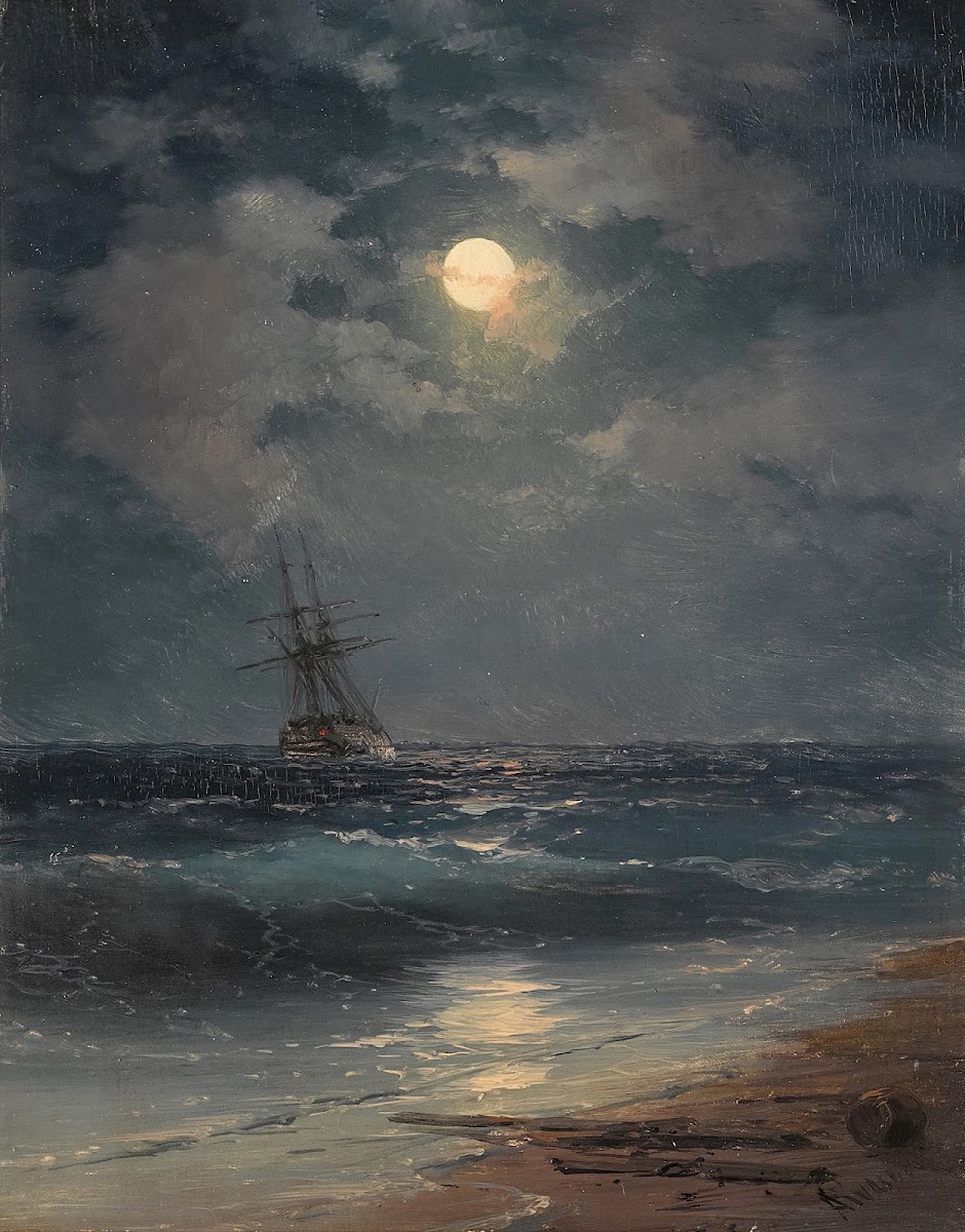 Ship by Moonlight