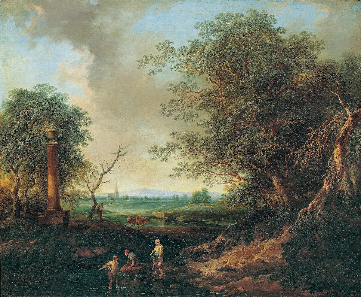 Landschaft Mit SäUle 1753