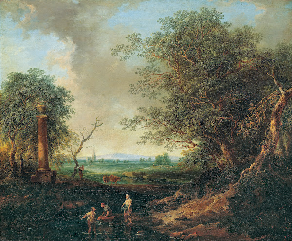 Landschaft Mit SäUle 1753