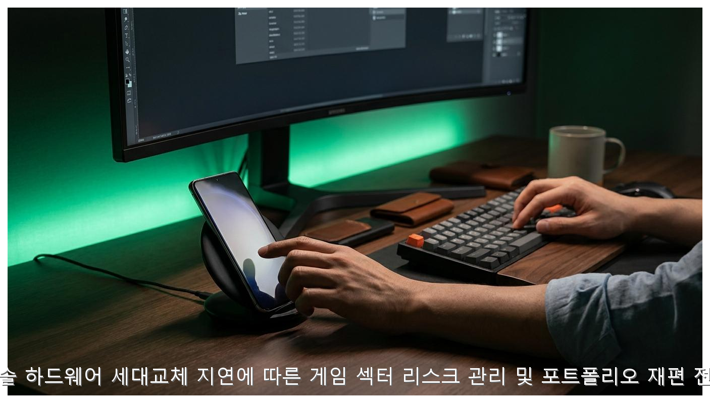 콘솔 하드웨어 세대교체 지연에 따른 게임 섹터 리스크 관리 및 포트폴리오 재편 전략 핵심 안내 및 분석 인포그래픽 (5)