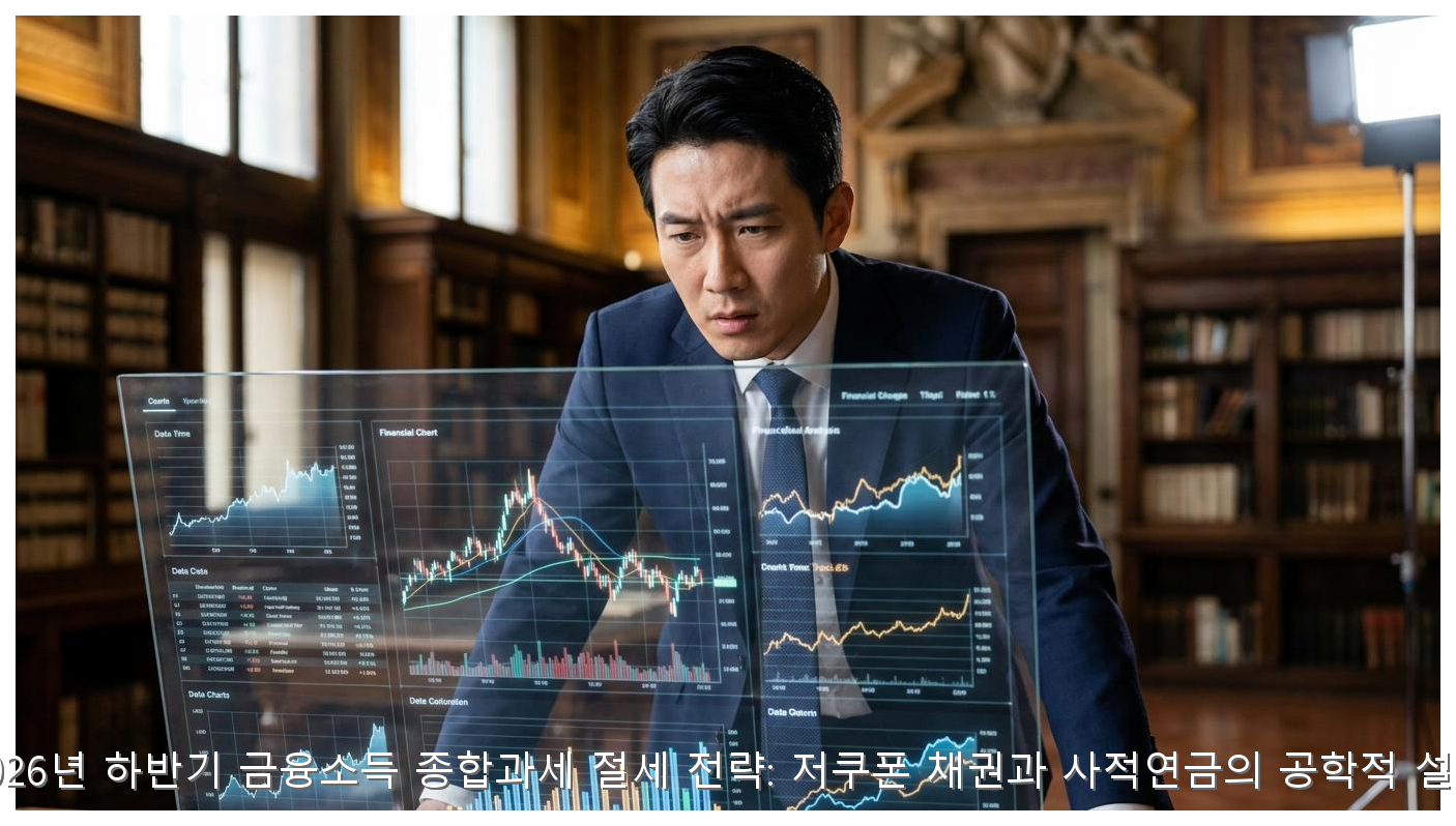 2026년 하반기 금융소득 종합과세 절세 전략: 저쿠폰 채권과 사적연금의 공학적 설계 핵심 안내 및 분석 인포그래픽 (2)