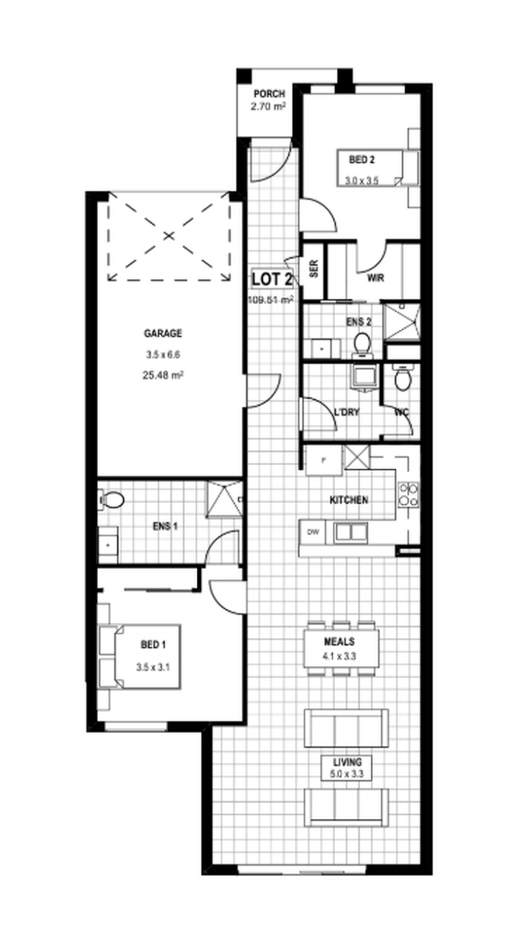 town house/unit Investment Property in Darley, VIC (3.66% Yield) | Aus Investment Properties - Floor Plan 1