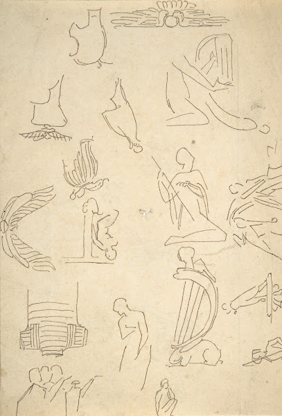Sketches of Miscellaneous Egyptian Details and Figures 180540