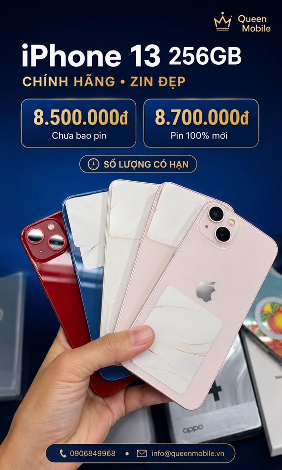 – HÀNG CHÍNH HÃNG, ZIN ĐẸP, THÊM MÀU MỚI

#iPhone13 #iPhone13256GB #iPhoneChí...