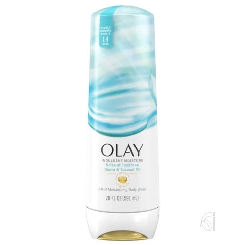 Olay Indulgent Moisture Notes of Caribbean Guava & Coconut Oil  Body Wash 591ml