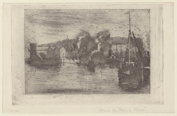 Quai de Paris Rouen 1891