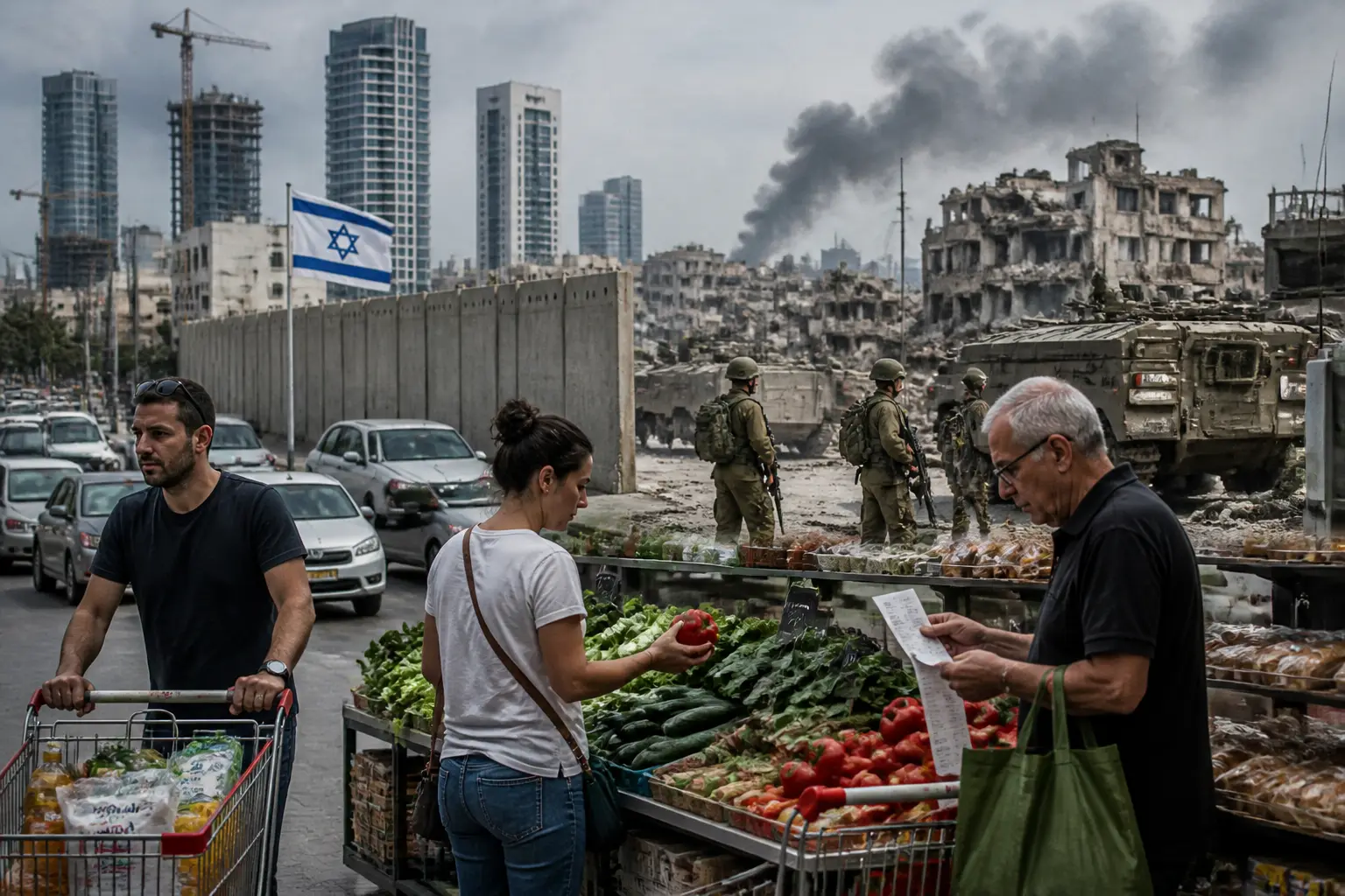 Editorial image for Israel's economy grows despite war, but rising prices concern voters