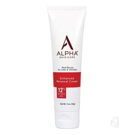 Alpha Skin Care Enhanced Renewal Cream 12% Glycolic Acid AHA 2 oz. (56g)