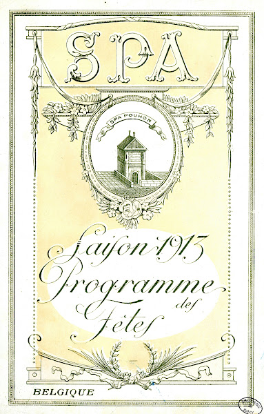 Programme des fêtes 1913