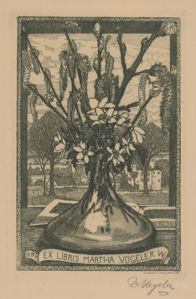 Ex Libris Martha Vogeler W 1906