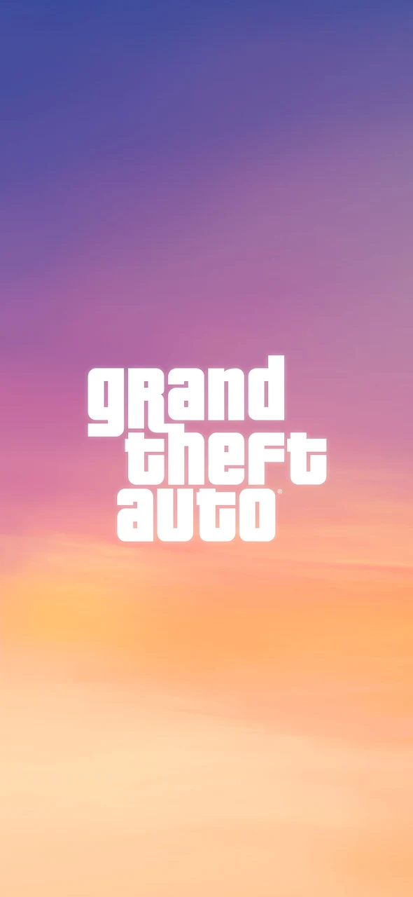 Grand Theft Auto Vi, Gta 6, Gradients, Logo Full HD iPhone Phone Wallpaper