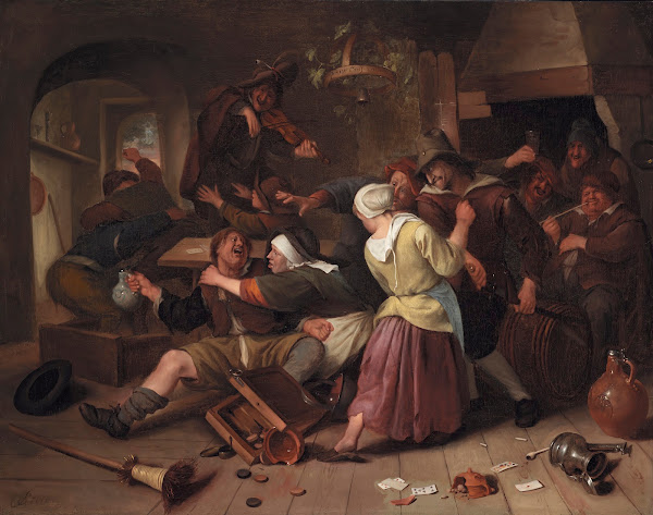 Gamblers Quarreling ca 1665