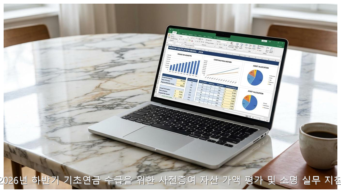 2026년 하반기 기초연금 수급을 위한 사전증여 자산 가액 평가 및 소명 실무 지침 핵심 안내 및 분석 인포그래픽 (7)